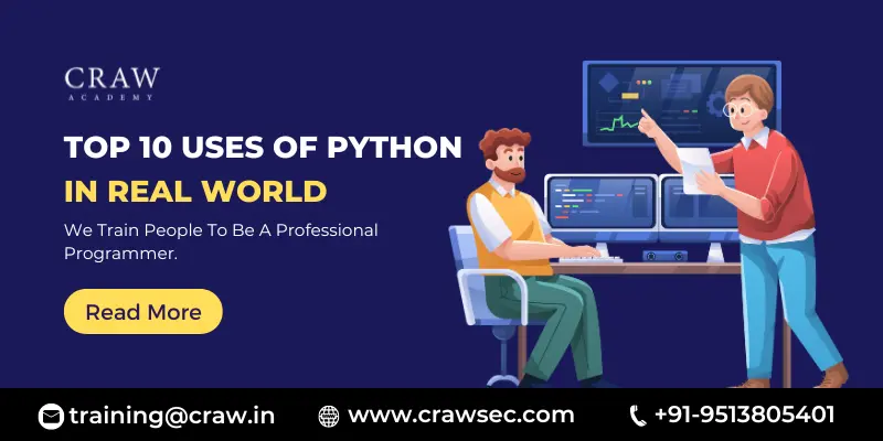 Top 10 Uses of Python in real world